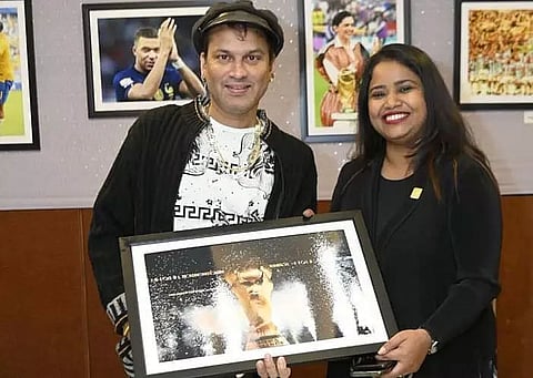 Sports photo exhibition held at hotel Gateway Grandeur, Guwahati