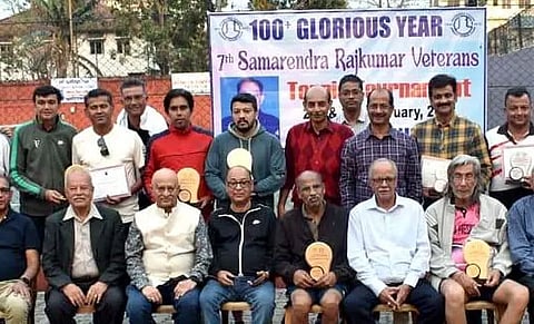 Samarendra Rajkumar Veterans’ Tennis concluded at Jorhat Tennis Club