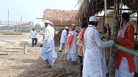 Islamic society joins hand in Baresohoriya Bhaona, Jamugurihat