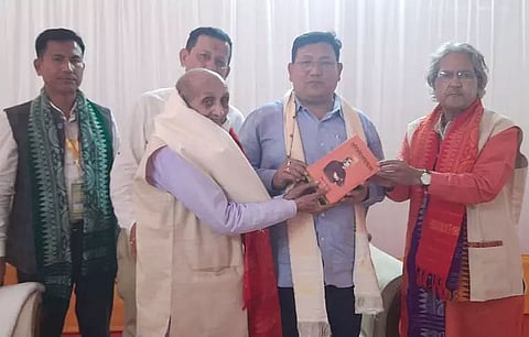 Sanskrit epic on Kalicharan Brahma released at Bodo Sahitya Sabha