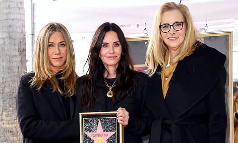 American actress Courteney Cox reunites with ‘Friends’ co-stars