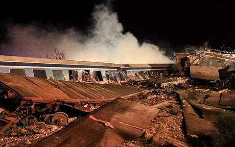 Train Collusion Leaves More Than 30 Dead in Greece