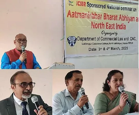 Seminar on Atmanirbhar Bharat at Lakhimpur Commerce College