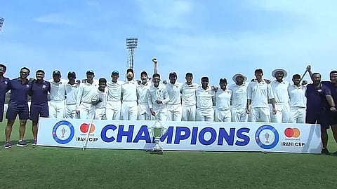 Rest of India (ROI) lift Irani Cup in Gwalior