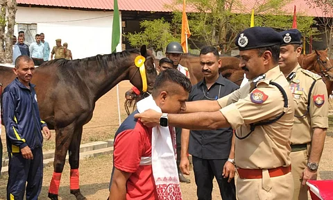 DGP felicitates equestrian team at Assam State Equestrian Championship