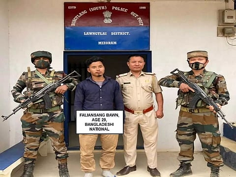 One Kuki Chin National Army cadre apprehended in Mizoram