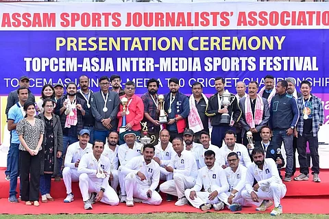 Gauhati Press Club retain TOPCEM-ASJA Inter-Media T20 Cricket title