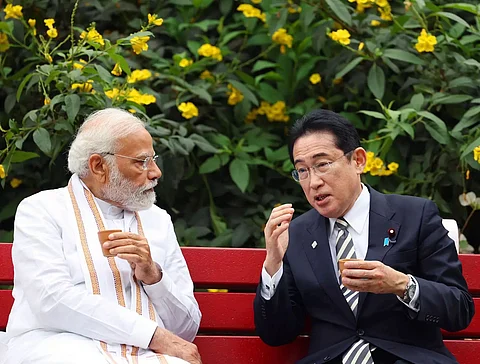 Narendra Modi holds talks with Japanese PM, thanks him for G7 invite