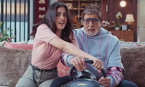 Navya Naveli Nanda, teams up with grandpa Big B for a banking commercial