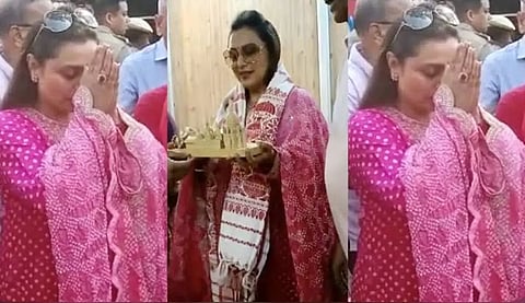 Assam: Rani Mukherjee Visits Kamakhya Temple