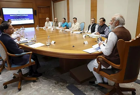 PM Narendra Modi holds meeting on COVID preparedness