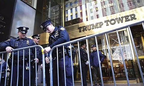 New York beefs up security measures amid uncertainties over Trump case
