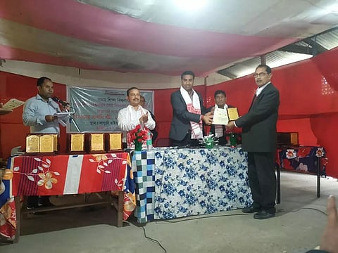 Vidyalaya Sarothi award presented in Biswanath