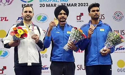 Sarabjot sizzles golden start for India with 10m Air Pistol gold