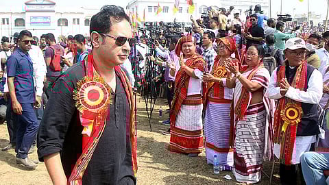 Amit Shah Talks to Pradyot Manikya Ahead of Election of Tripura Assembly Speaker