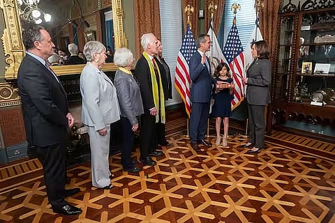 Eric Garcetti Sworn in as the New US Ambassador to India