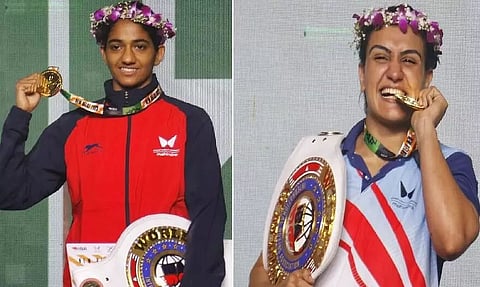 Nitu, Saweety strike historic gold in IBA Women's World Boxing Championship