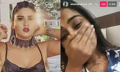 Bhojpuri actress Akanksha Dubey seen in tears on Instagram live hours before death