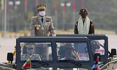 Myanmar’s Junta showcase grand display of forces after US sanctions