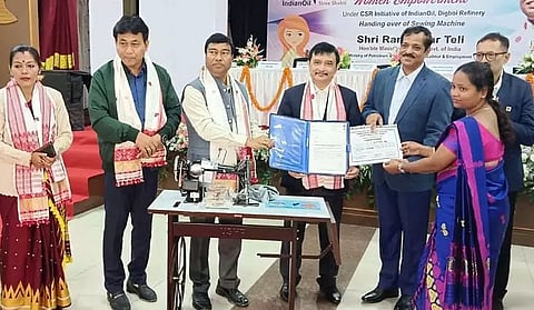 Sewing machines distributed at Golden Jubilee Complex Digboi