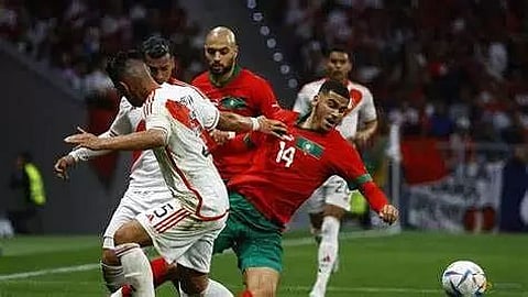 Morocco held to goalless draw by Peru in friendly at Atletico Madrid