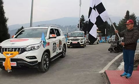 Northeast car rally flags off from Tawang to Shillong