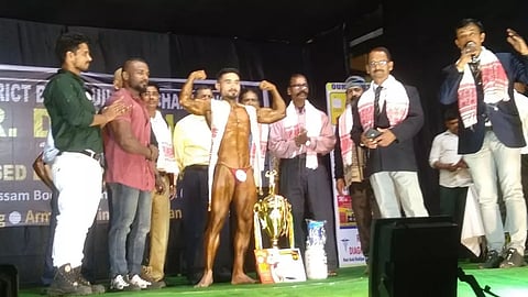 District bodybuilding, yoga, arm wrestling meet concludes in Dhubri