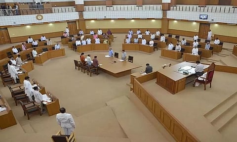Opposition seeks action after Tripura BJP MLA caught watching obscene video on phone