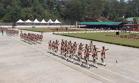 MoS Home Affairs Ajay Kumar Mishra reviews passing out parade in Meghalaya