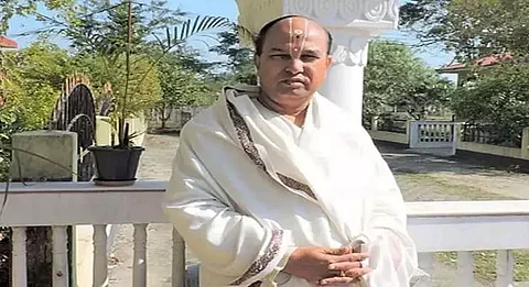 Xatradhikar Pitambar Devgoswami attends Guru-Sishya Milan programme in Jamugurihat