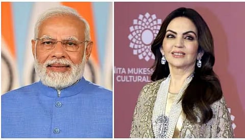 PM Modi congratulates Nita Ambani for the opening of NMACC