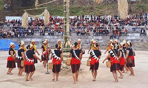Konyak Union community celebrates Aoleang festival in Nagaland