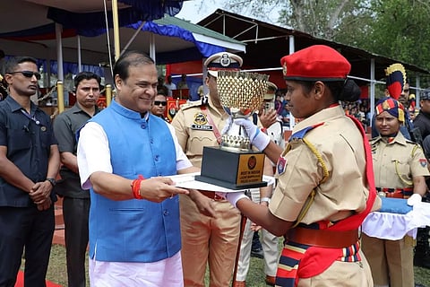 Assam CM attends Passing Out Parade of 178th batch of Unarmed and Recruit Constables