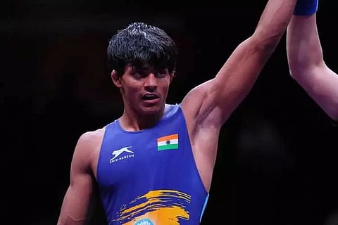 Asian Wrestling C’ships 2023 : Vikas wins bronze in Greco-Roman category