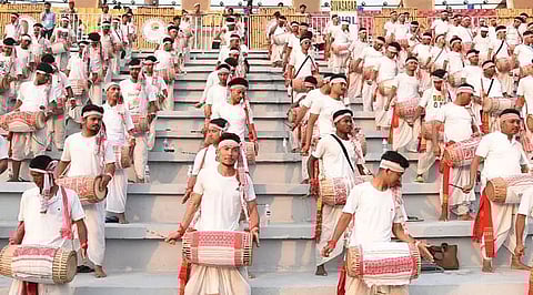 Mega Bihu dance recital today at Sarusajai Stadium in Guwahati