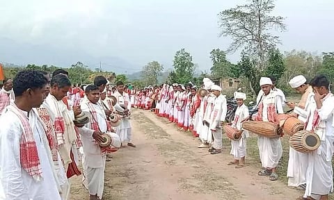 Fight against conversion: First Xatra for Adivasi community set up in Lakhimpur