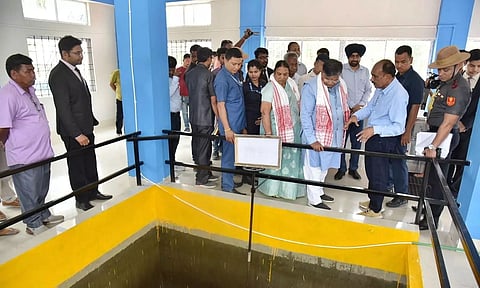 Assam Governor Gulab Chand Kataria visits Udalguri's Borola Multi Village Pipe Water Supply Scheme