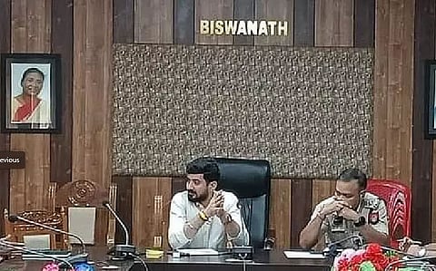 District road safety committee meeting held in Biswanath