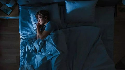 Abnormal sleep patterns impact lung health....
