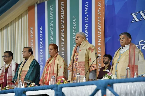 Vice President Dhankar Urges Students to Be 'Doers', Not 'Just Dreamers'