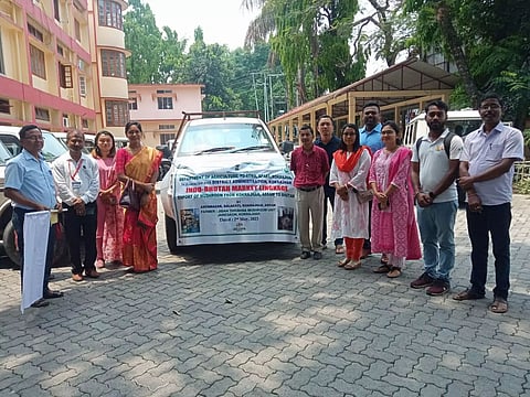 First consignment of mushroom produced flagged off for Bhutan