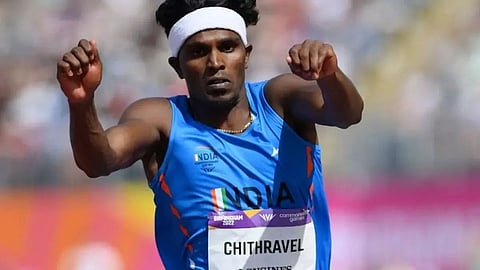 Praveen Chithravel sets national record in the triple jump in Cuba