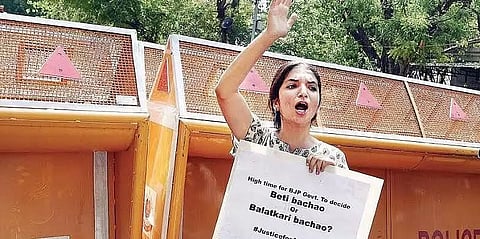 Protests in Tripura against kidnap and gang-rape of college girl