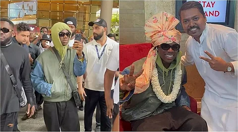 ‘Calm Down’ Nigerian musician Rema in India, gets a warm welcome at Mumbai airport
