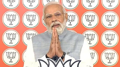PM congratulates Congress for its historic win in Karnataka polls