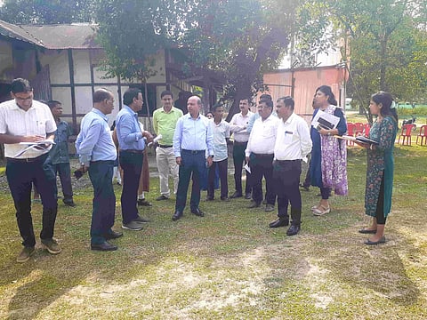 Agriculture Production Commissioner visits seed farm in Golaghat