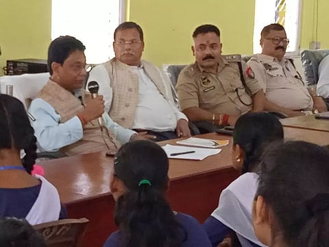 Chief Secretary of Assam Paban Kumar Barthakur visits Sadiya