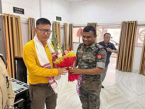 SP Cachar Meets SP Jiribam to Discuss Border Issues