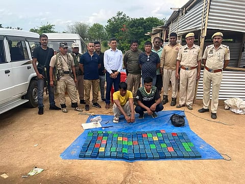 Anti-Drugs Mission Assam: Karbi Anglong Police Confiscate 1.7 Kg Heroin, Two Accused Detained