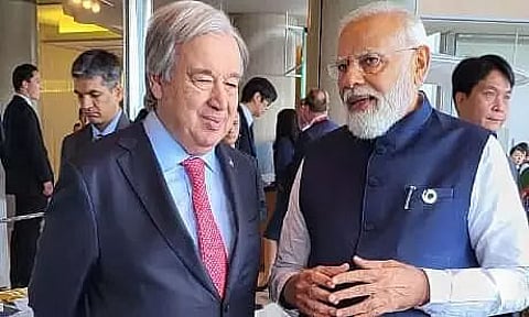 India for peaceful resolution of disputes: Modi on ‘China’s military expansion’